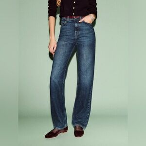 Reformation Wilder Jeans in Donner (hemmed to cropped length)
